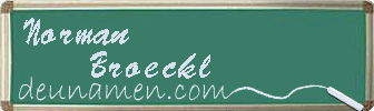 Norman Broeckl Visitenkarte